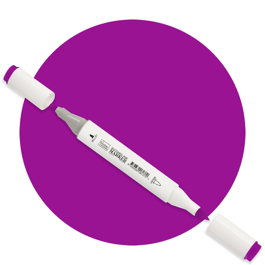 Vivid Purple Twin Tip Alcohol Ink Marker Vivid Purple Twin Tip Alcohol Ink Marker