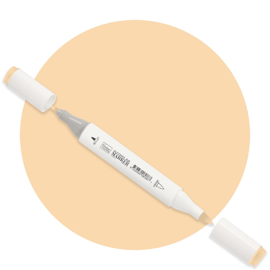 Pastel Yellow Twin Tip Alcohol Ink Marker Pastel Yellow Twin Tip Alcohol Ink Marker