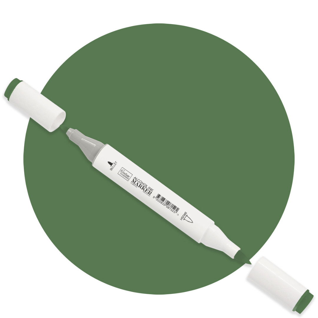 Cassia Green Twin Tip Alcohol Ink Marker Cassia Green Twin Tip Alcohol Ink Marker