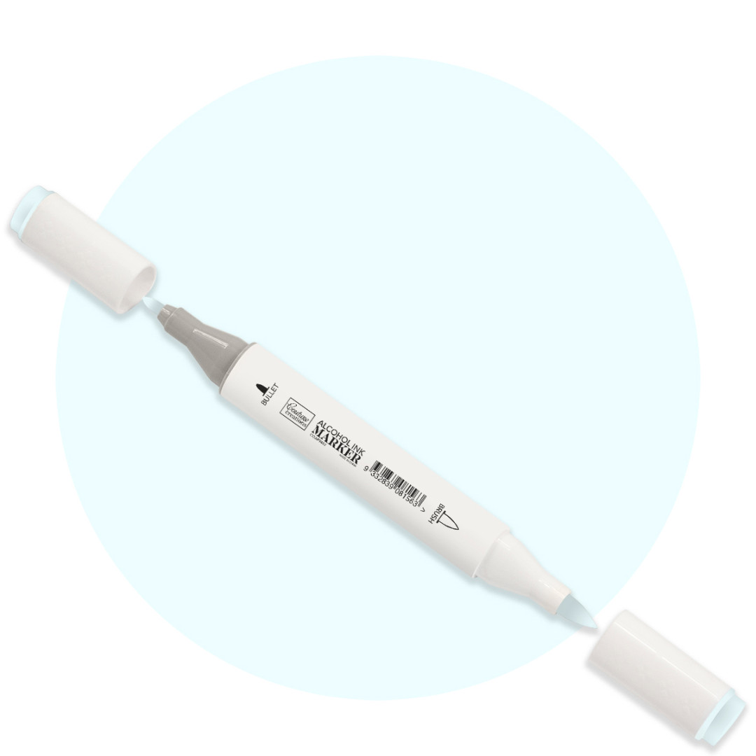 Pale Blue Twin Tip Alcohol Ink Marker Pale Blue Twin Tip Alcohol Ink Marker