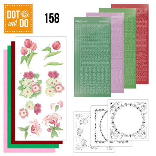 Dot and Do 158 Red Flowers Dot and Do 158 Red Flowers