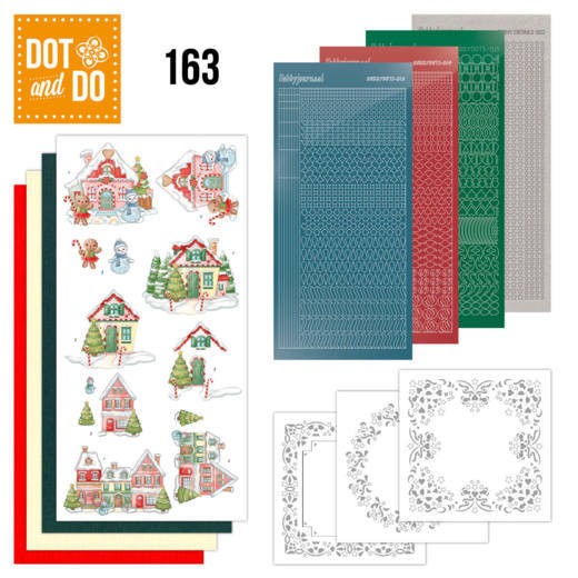 Nr. 163 Schattige Huisjes van Yvonne Creations - Dot & Do Nr. 163 Schattige Huisjes van Yvonne Creations - Dot & Do