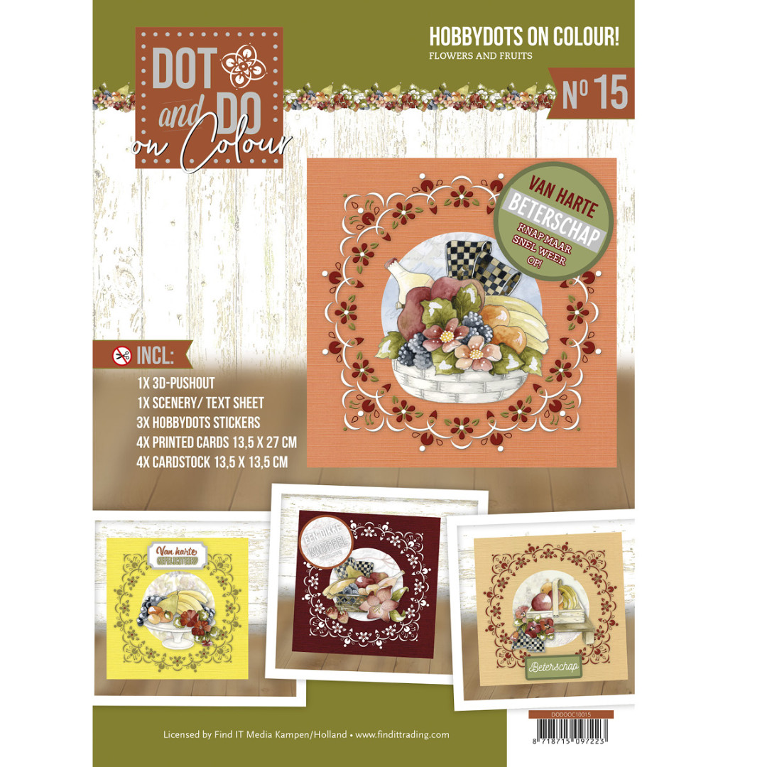 Dot and Do on Colour 15 - Precious Marieke - Flowers and Fruits Dot and Do on Colour 15 - Precious Marieke - Flowers and Fruits