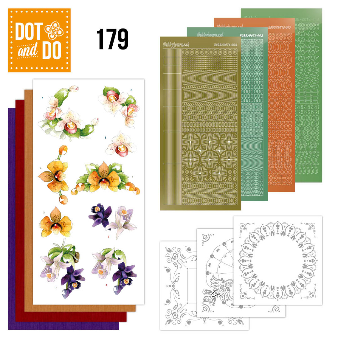 Nr. 179 Dot and Do Orchid Delicate Flowers with Precious Marieke Nr. 179 Dot and Do Orchid Delicate Flowers with Precious Marieke