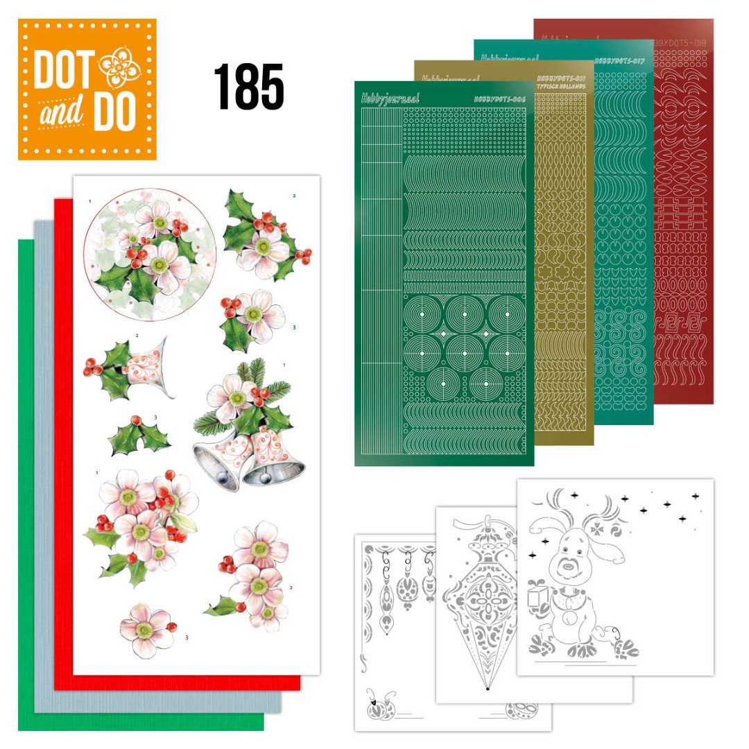 Nr. 185 Dot and Do Pink Christmas Flowers by Jeanine's Art Nr. 185 Dot and Do Pink Christmas Flowers by Jeanine's Art