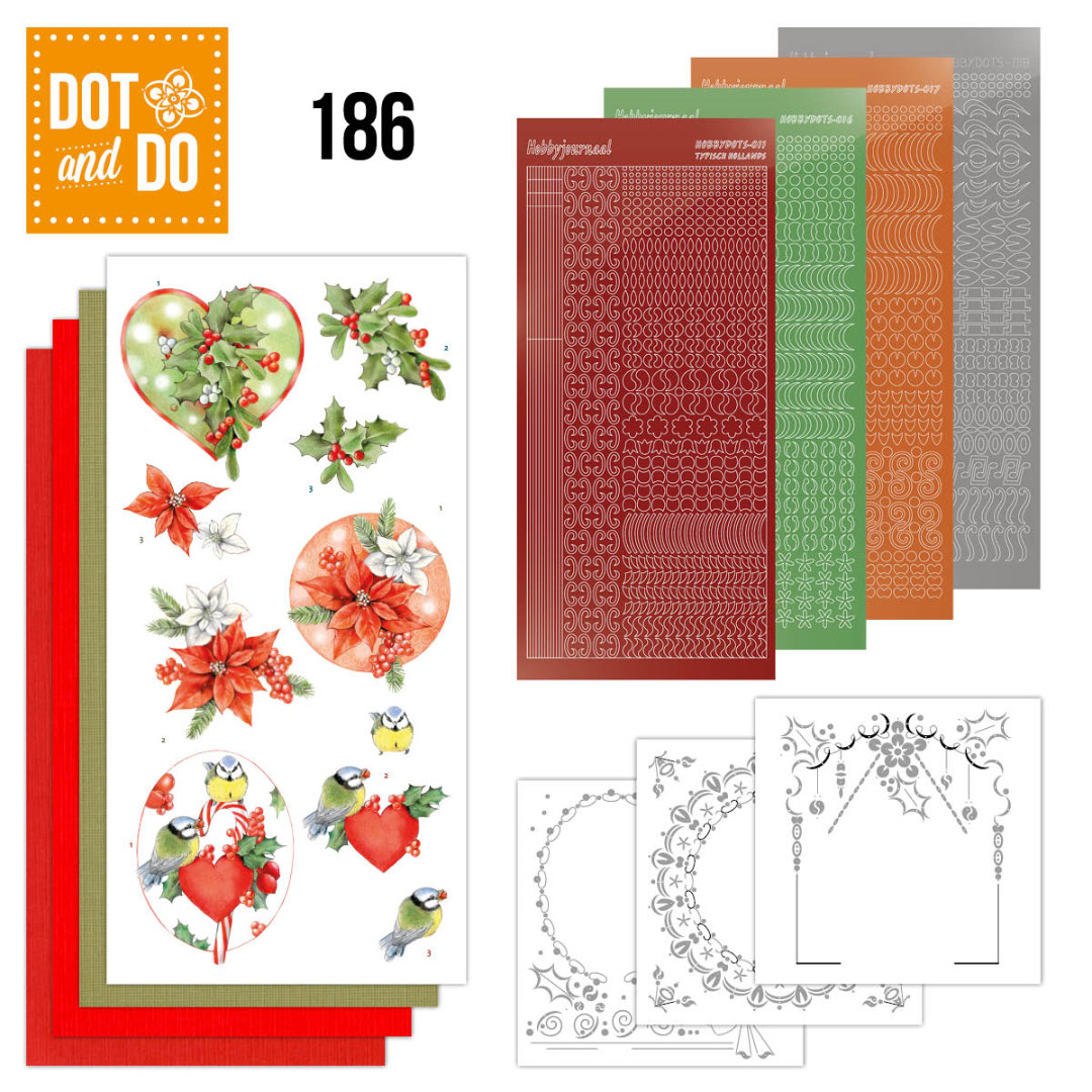 Dot and Do 186 - Jeanine's Art - Red Holly Berries Dot and Do 186 - Jeanine's Art - Red Holly Berries