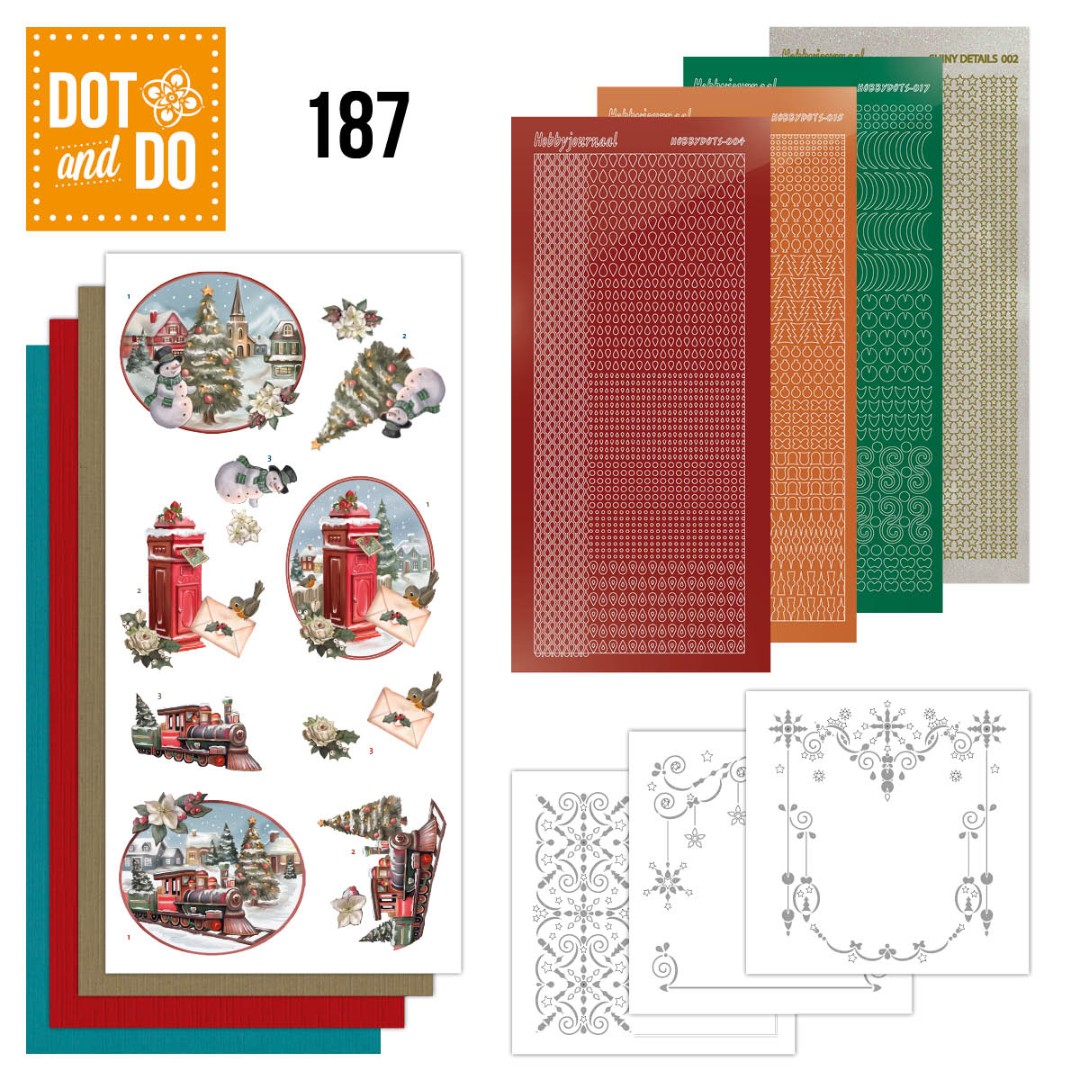 Nr. 187 Dot and Do Christmas Train - Nostalgic Christmas by Amy Design Nr. 187 Dot and Do Christmas Train - Nostalgic Christmas by Amy Design