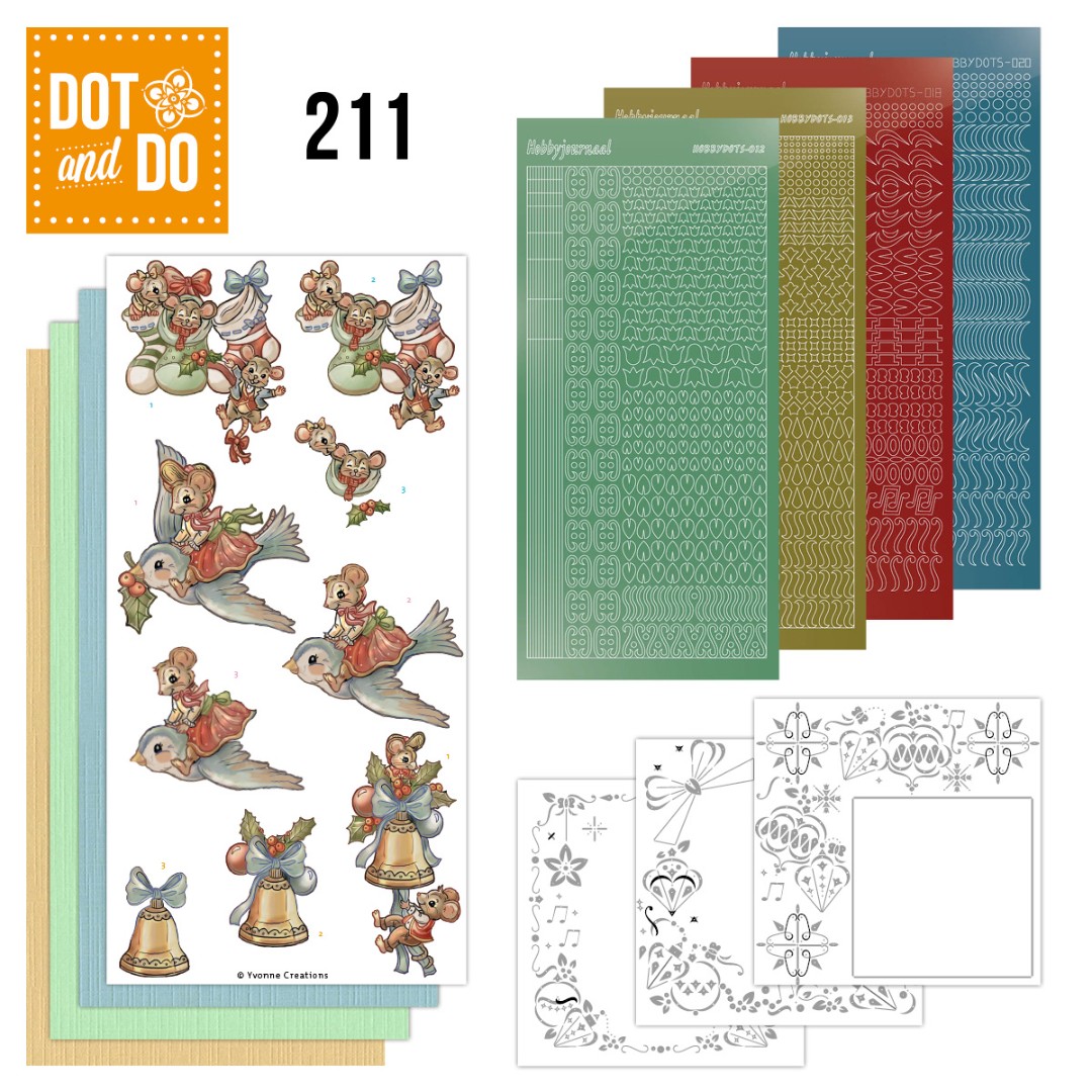 Dot and Do 211 - Yvonne Creations - Have a Mice Christmas Dot and Do 211 - Yvonne Creations - Have a Mice Christmas