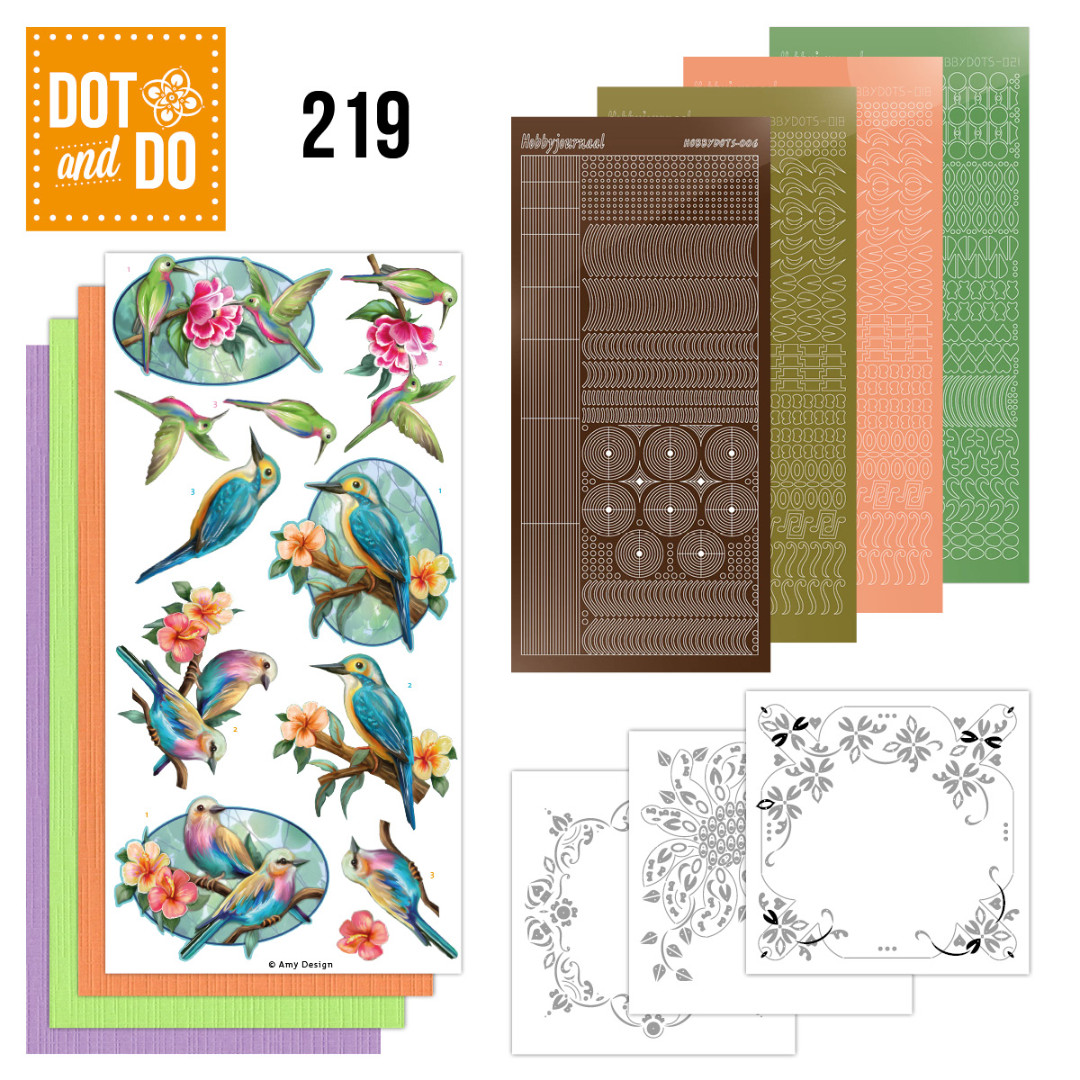 Dot and Do 219 - Amy Design - Colourful Feathers Dot and Do 219 - Amy Design - Colourful Feathers