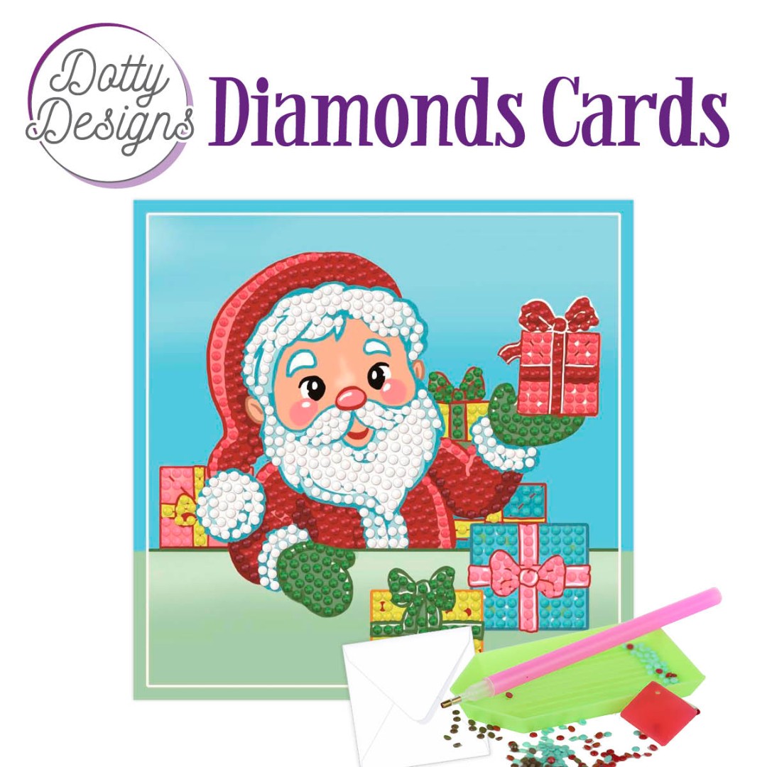 Santa Diamonds Cards by Dotty Designs Santa Diamonds Cards by Dotty Designs