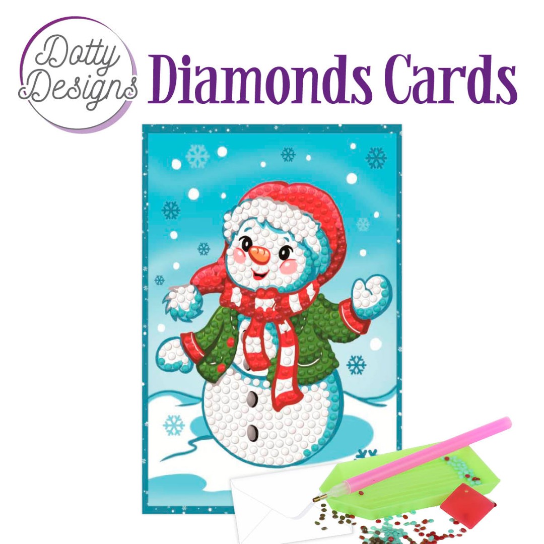 Happy Snowman Diamonds Cards by Dotty Designs Happy Snowman Diamonds Cards by Dotty Designs