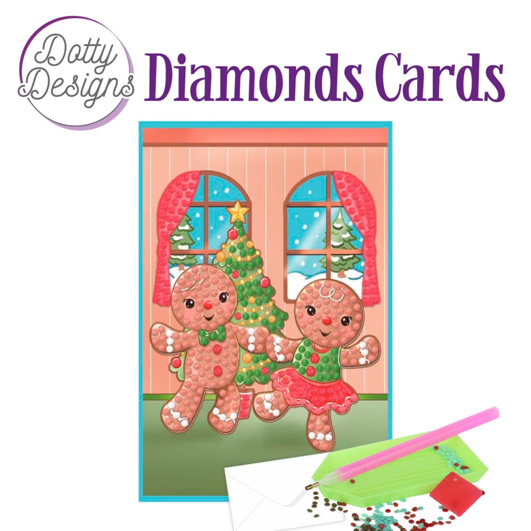 Gingerbread Dolls Diamonds Cards by Dotty Designs Gingerbread Dolls Diamonds Cards by Dotty Designs