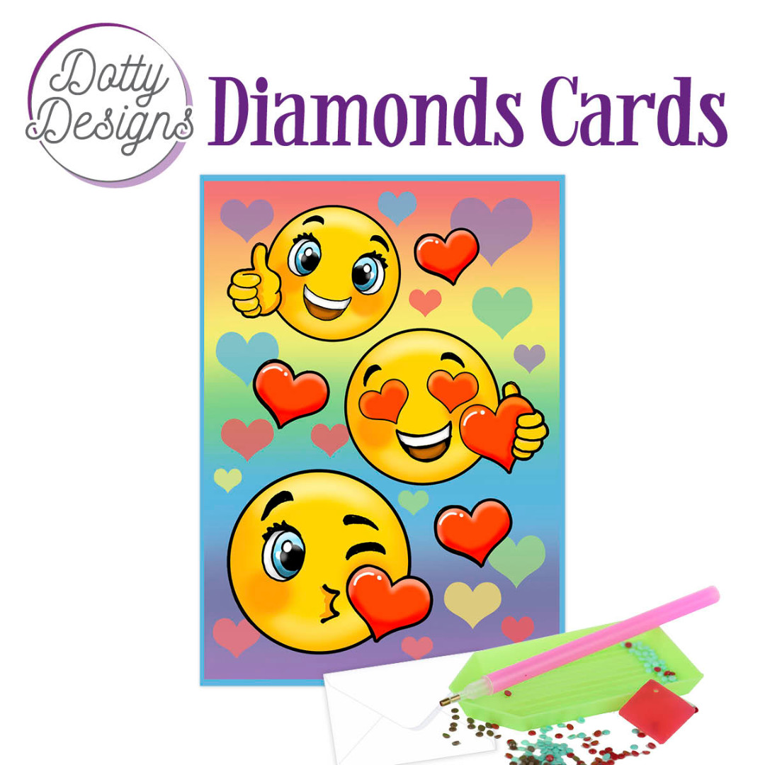 Smileys - Diamond Cards by Dotty Designs Smileys - Diamond Cards by Dotty Designs