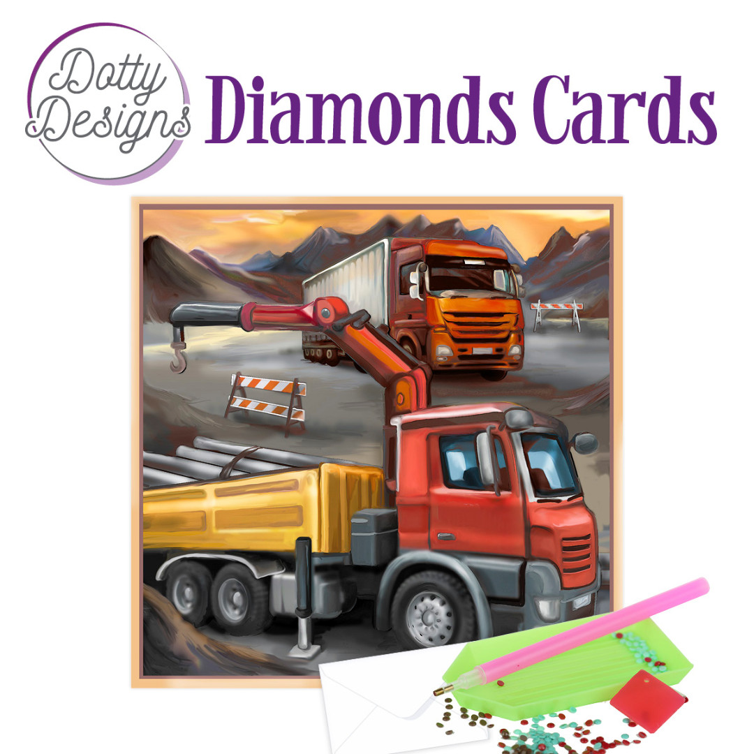 Dotty Designs Diamond Cards - Truck Dotty Designs Diamond Cards - Truck