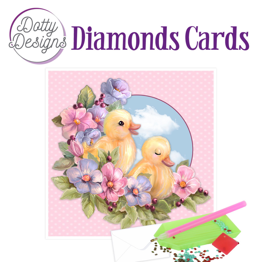 Dotty Designs Diamond Cards - Ducklings Dotty Designs Diamond Cards - Ducklings