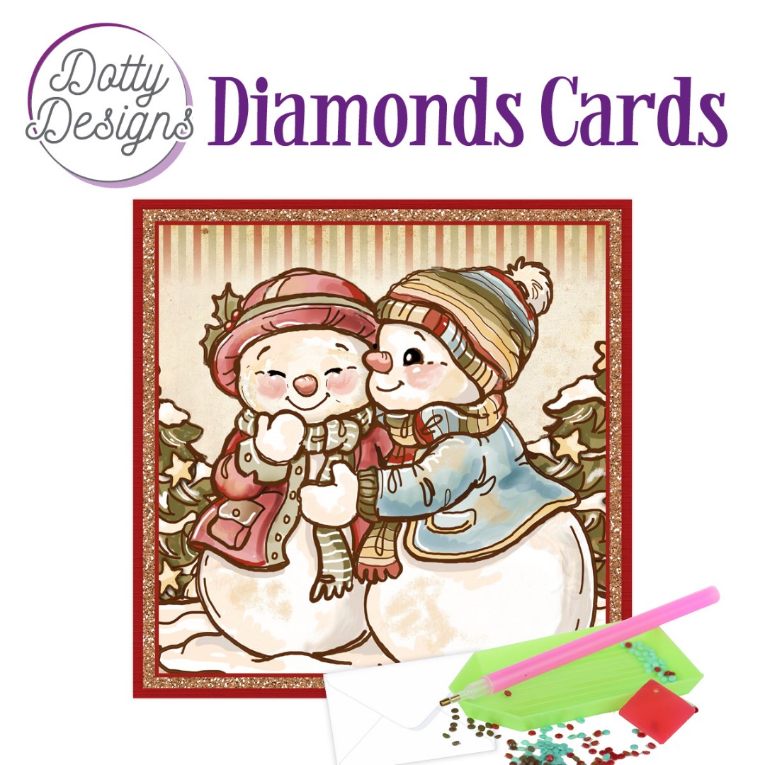 Dotty Designs Diamond Cards - Snowmen Dotty Designs Diamond Cards - Snowmen