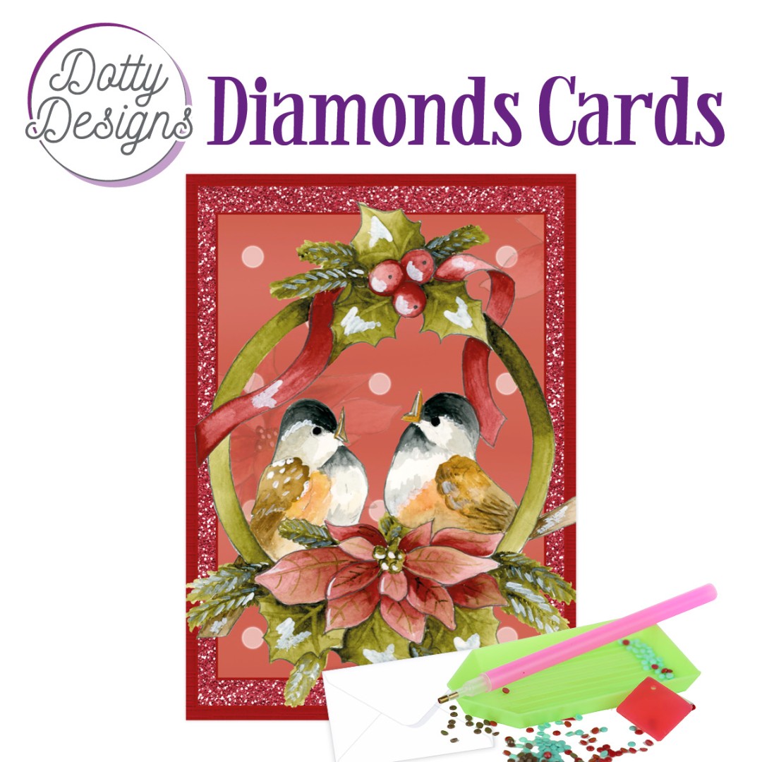Dotty Designs Diamond Cards - Birds in a Pendant Dotty Designs Diamond Cards - Birds in a Pendant