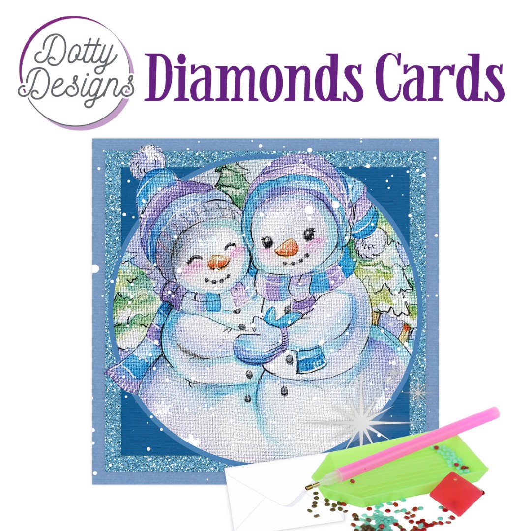 Dotty Designs Diamond Cards - Snowmen Dotty Designs Diamond Cards - Snowmen