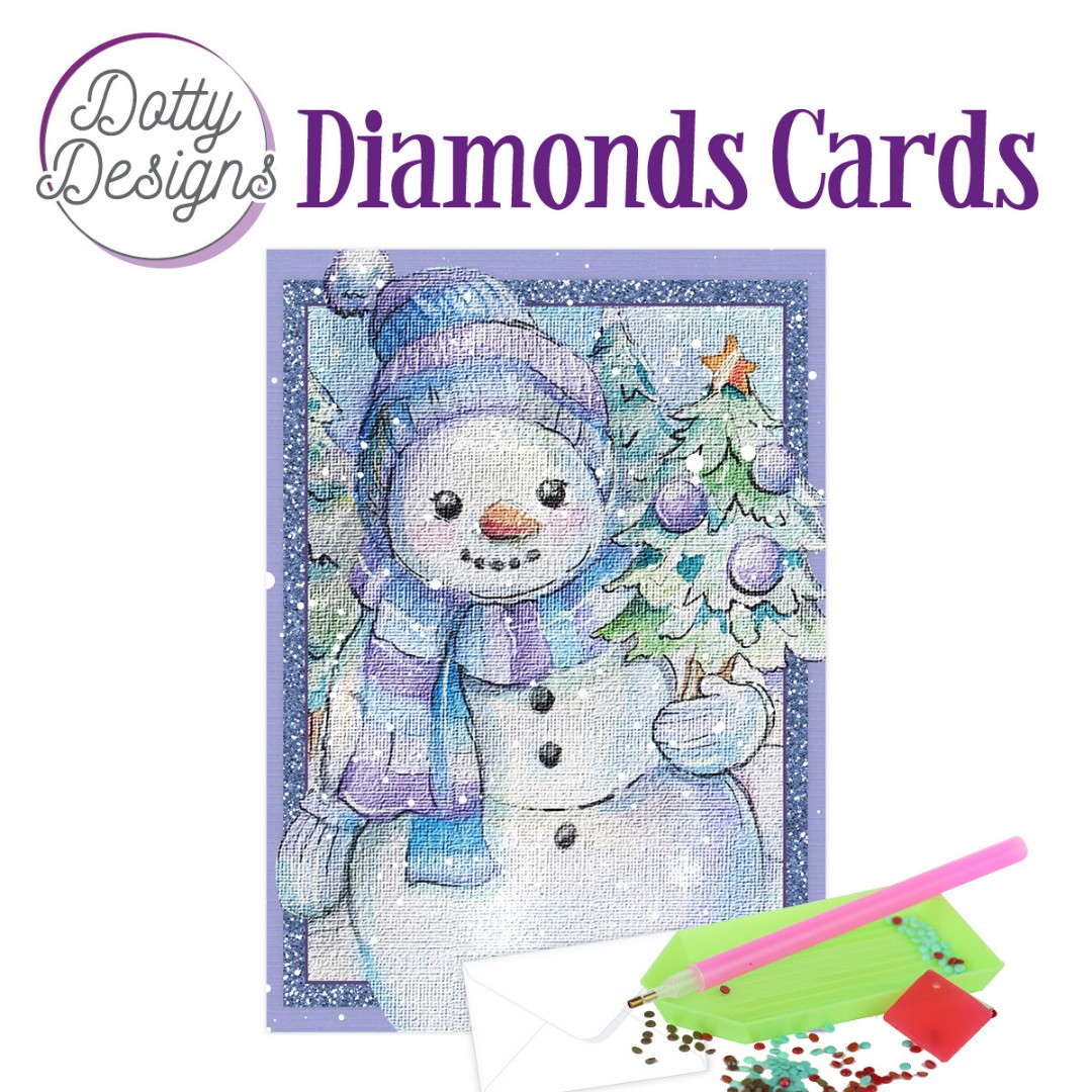 Dotty Designs Diamond Cards - Snowman Dotty Designs Diamond Cards - Snowman