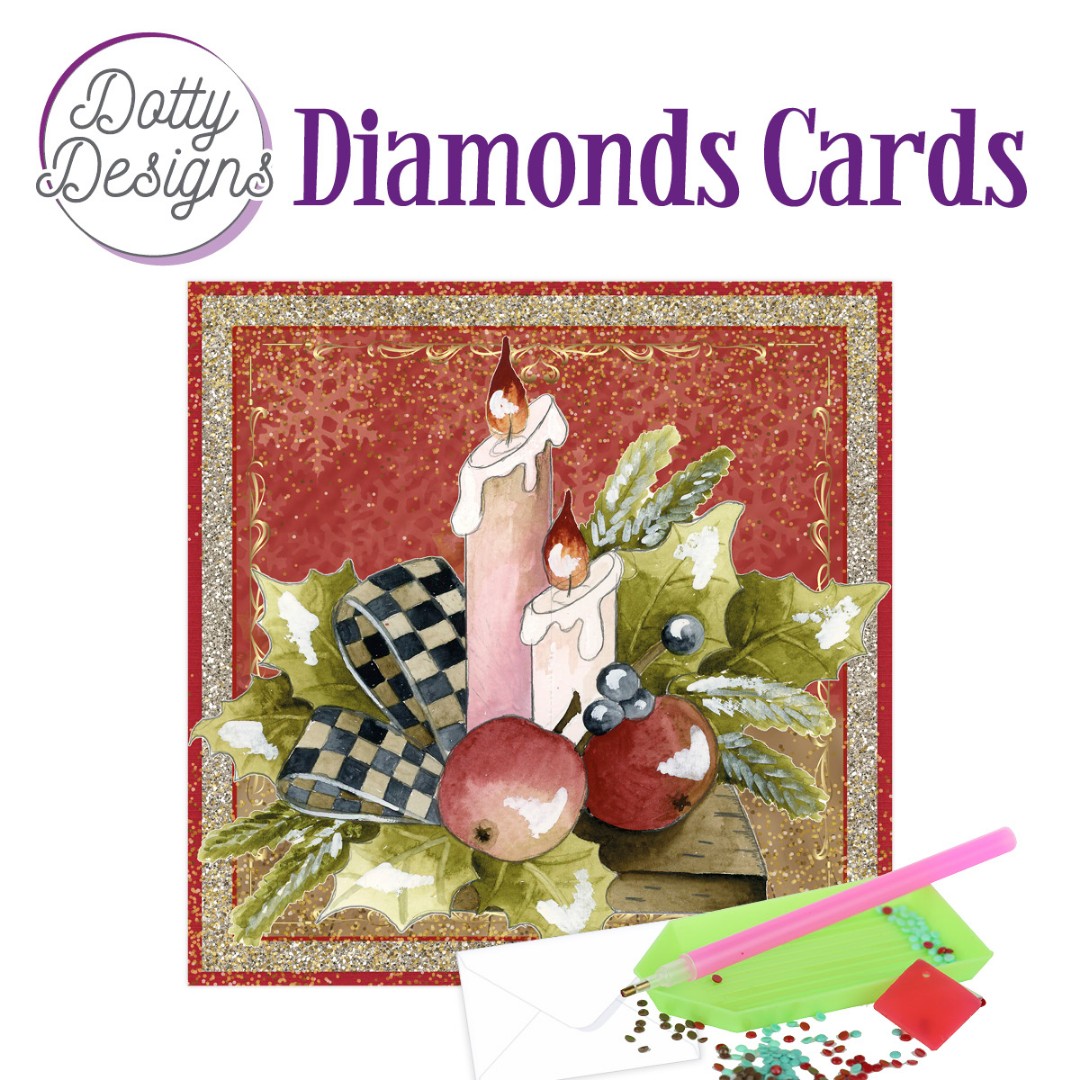Dotty Designs Diamond Cards - Candles Dotty Designs Diamond Cards - Candles