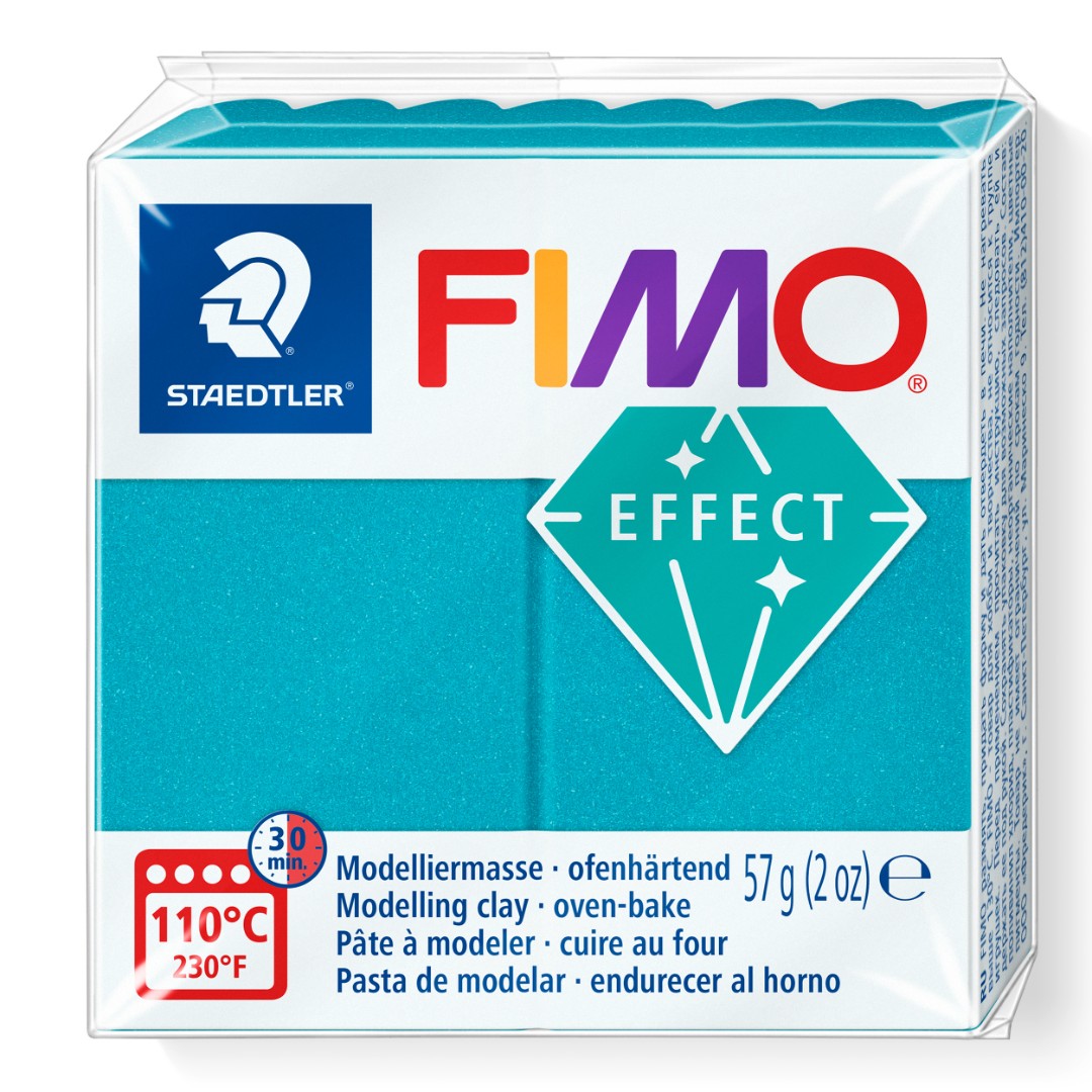 Fimo effect metallic 57 g turkoois Fimo effect metallic 57 g turkoois