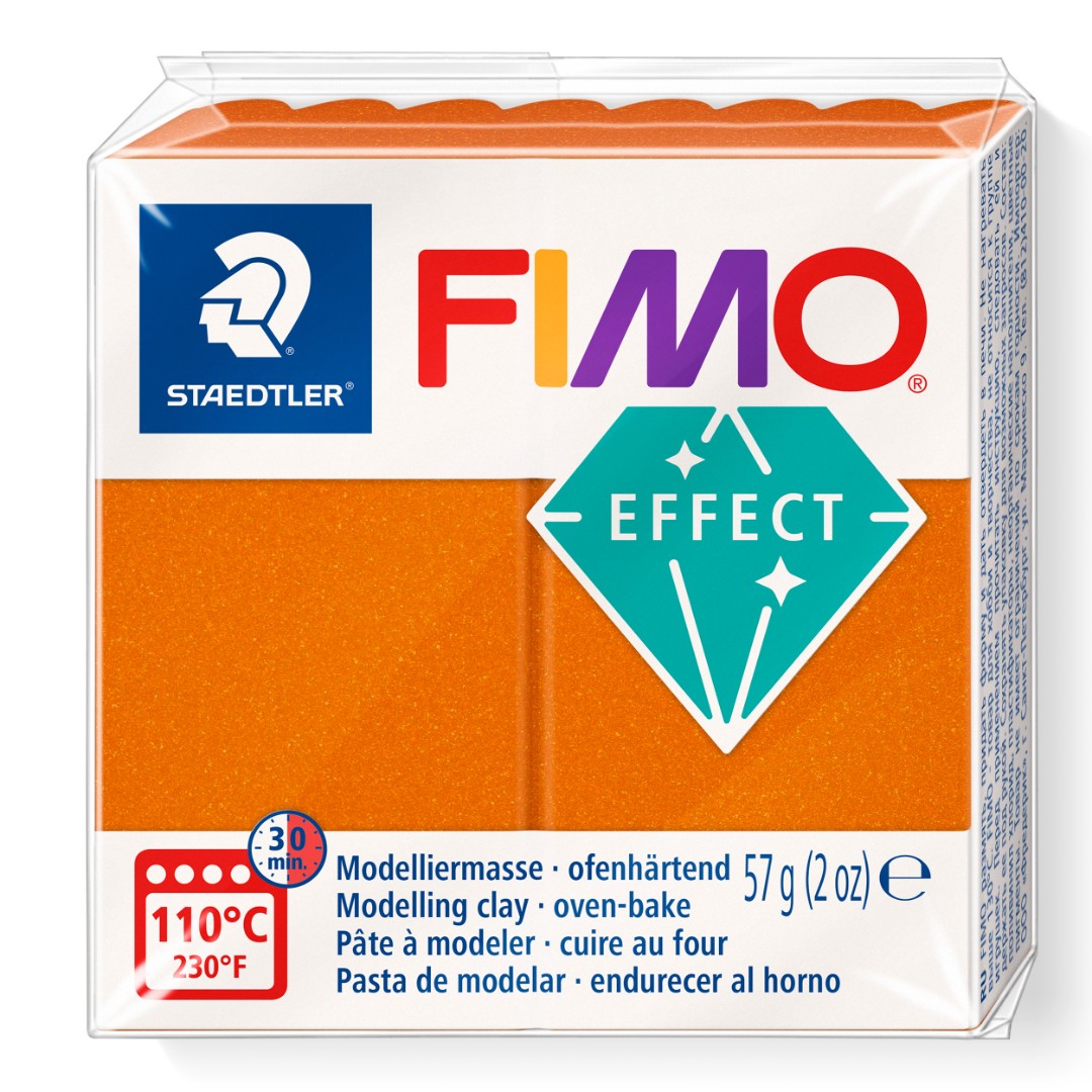 Fimo effect metallic 57 g oranje Fimo effect metallic 57 g oranje