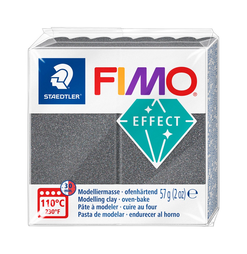 Fimo effect metallic 57g staal grijs Fimo effect metallic 57g staal grijs