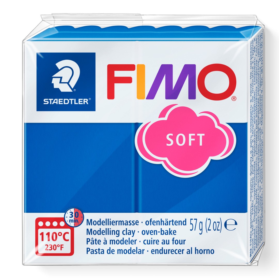 Fimo soft boetseerklei 56 g pacificblauw Fimo soft boetseerklei 56 g pacificblauw