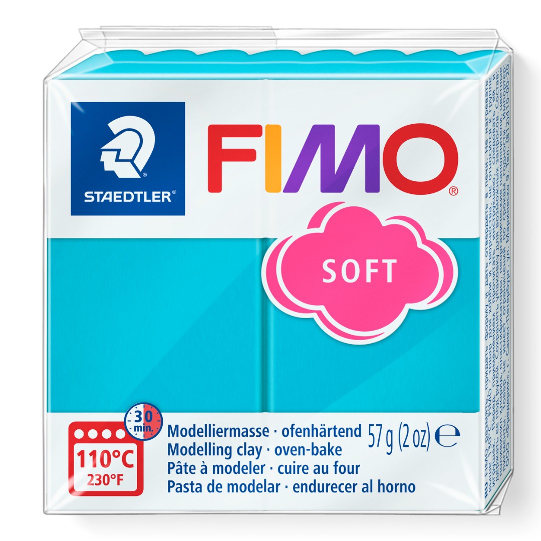 Fimo soft boetseerklei 57 g pepermunt