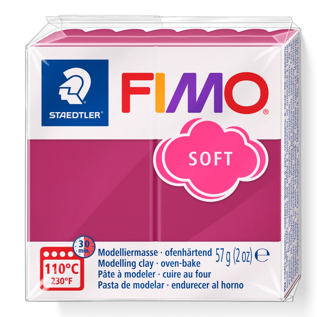 Fimo soft boetseerklei 57 g frozen berry Fimo soft boetseerklei 57 g frozen berry