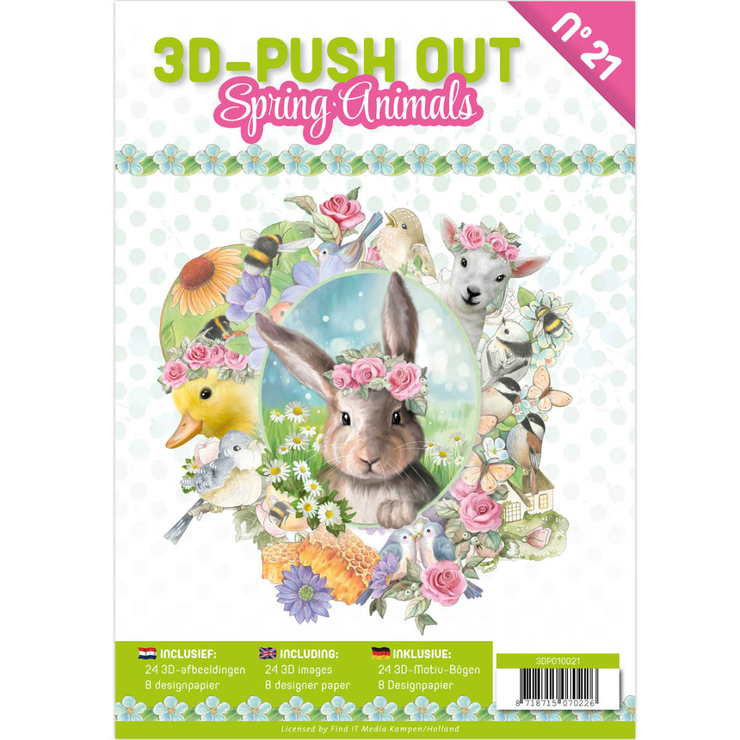 3D Push Out book 21- Spring Animals 3D Push Out book 21- Spring Animals
