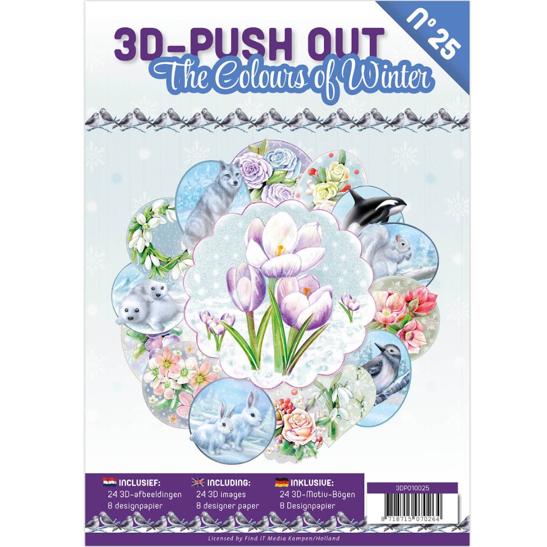 3D Push Out book 25 - The Colours of Winter 3D Push Out book 25 - The Colours of Winter