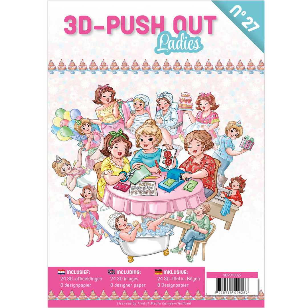 3D Push Out book 27 - Ladies 3D Push Out book 27 - Ladies