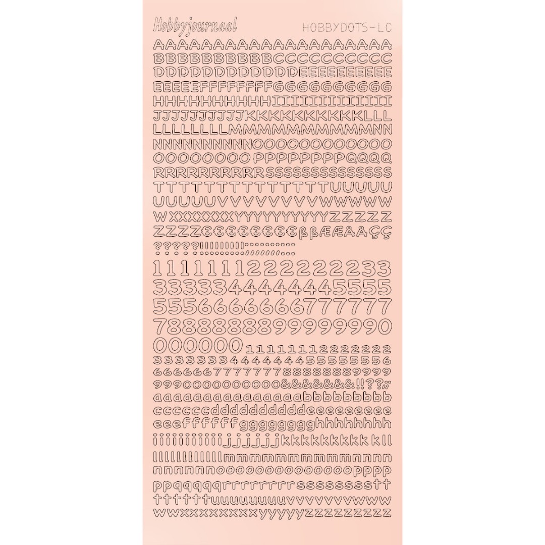 Hobbydots sticker LC - Mirror Skin