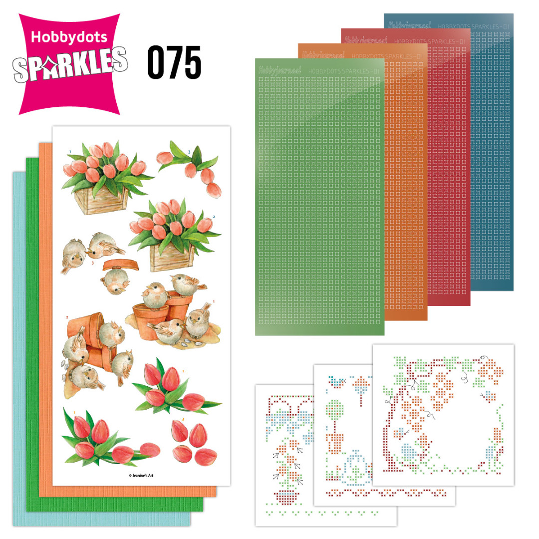 Sparkles Set 75 - Jeanine's Art - Tulips and Birds Sparkles Set 75 - Jeanine's Art - Tulips and Birds