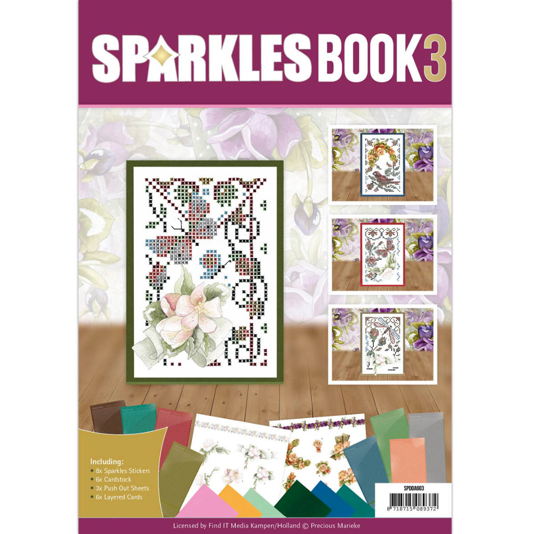 Nr. 3 Roses Sparkles Book A6 Nr. 3 Roses Sparkles Book A6