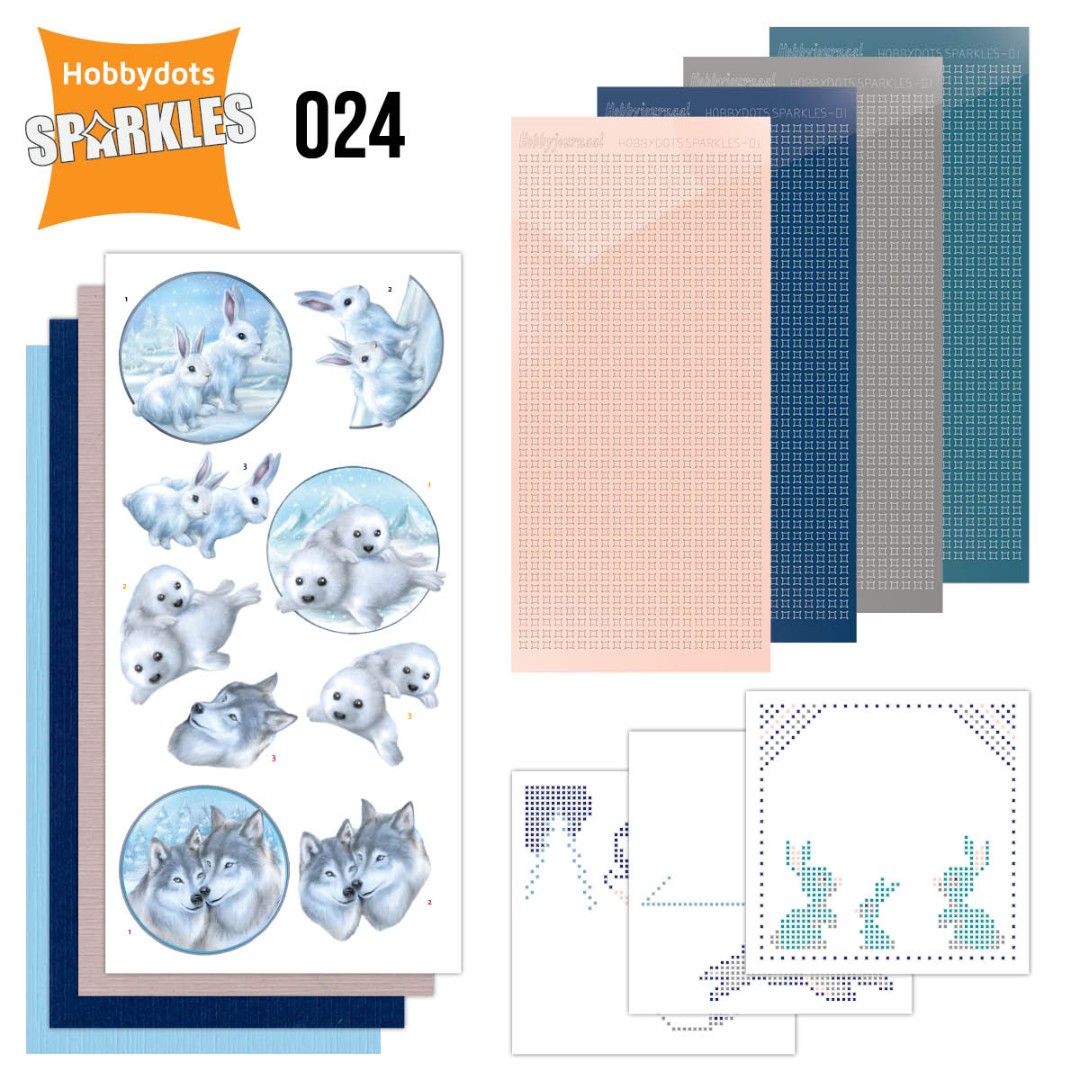 Nr. 24 Sparkles Set Winter Friends van Amy Design Nr. 24 Sparkles Set Winter Friends van Amy Design
