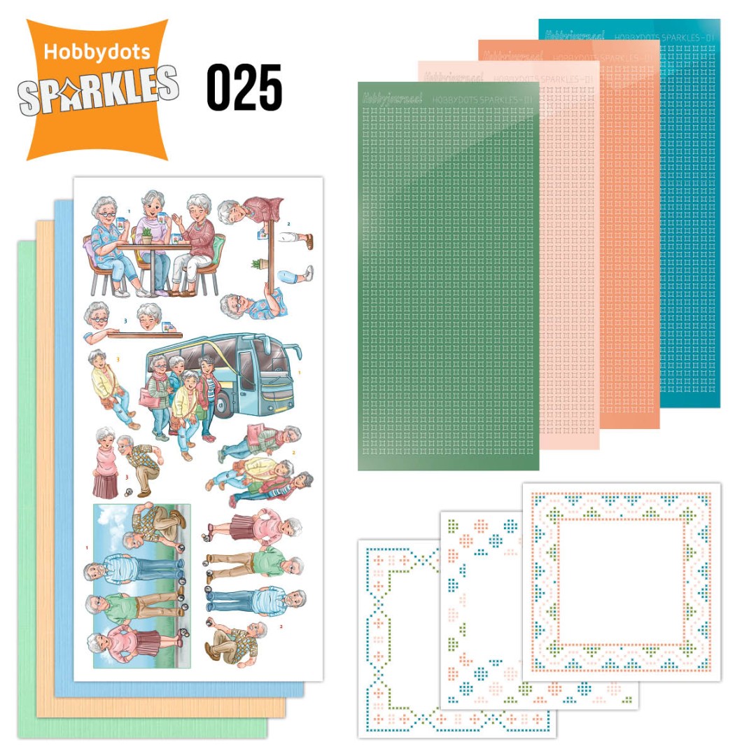 Nr. 25 Sparkles Set Active Life van Yvonne Creations Nr. 25 Sparkles Set Active Life van Yvonne Creations