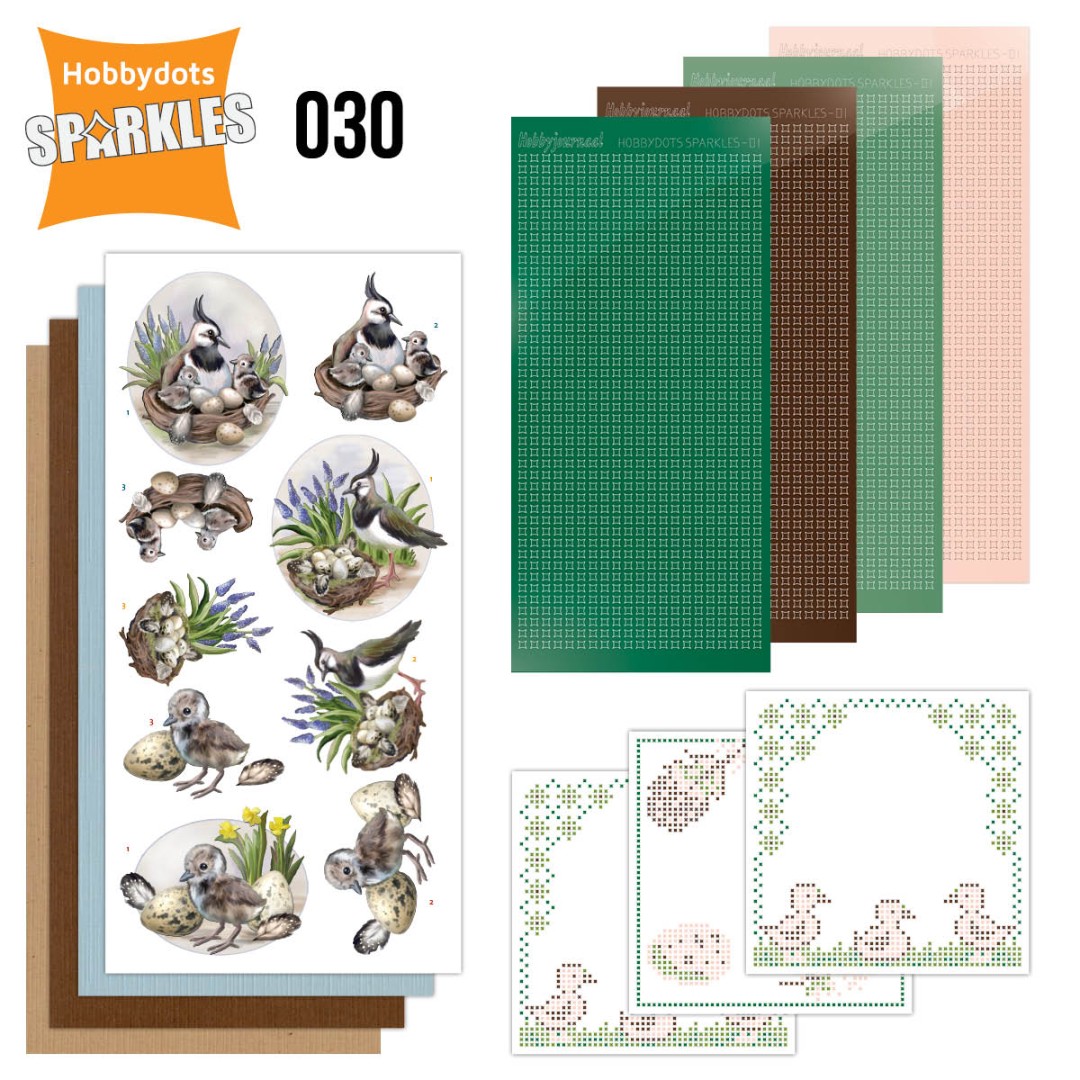 Nr 30 Sparkles Set Botanical Spring by Amy Design Nr 30 Sparkles Set Botanical Spring by Amy Design