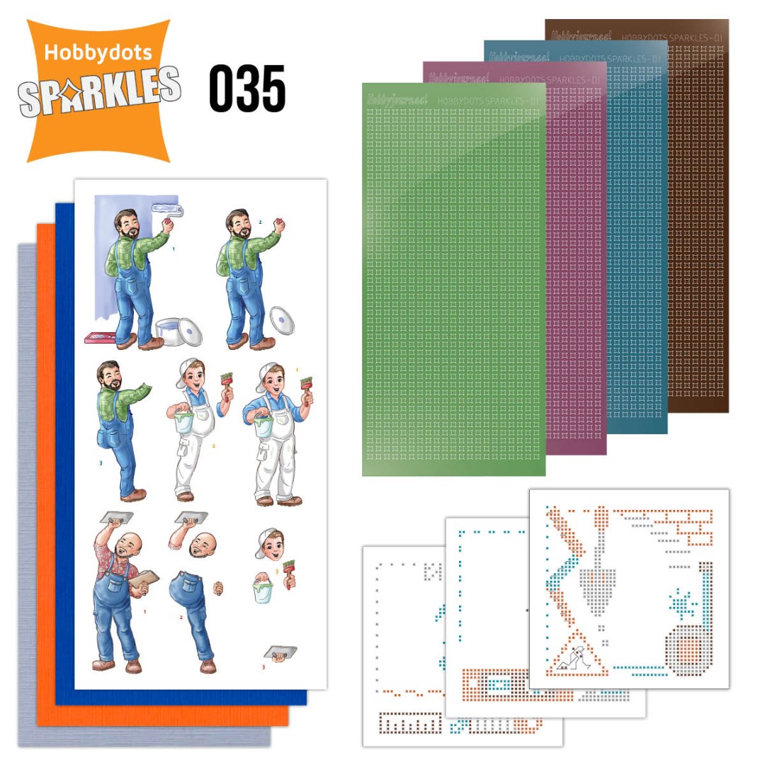Nr. 35 Sparkles Set Big Guys Workers by Yvonne Creations Nr. 35 Sparkles Set Big Guys Workers by Yvonne Creations