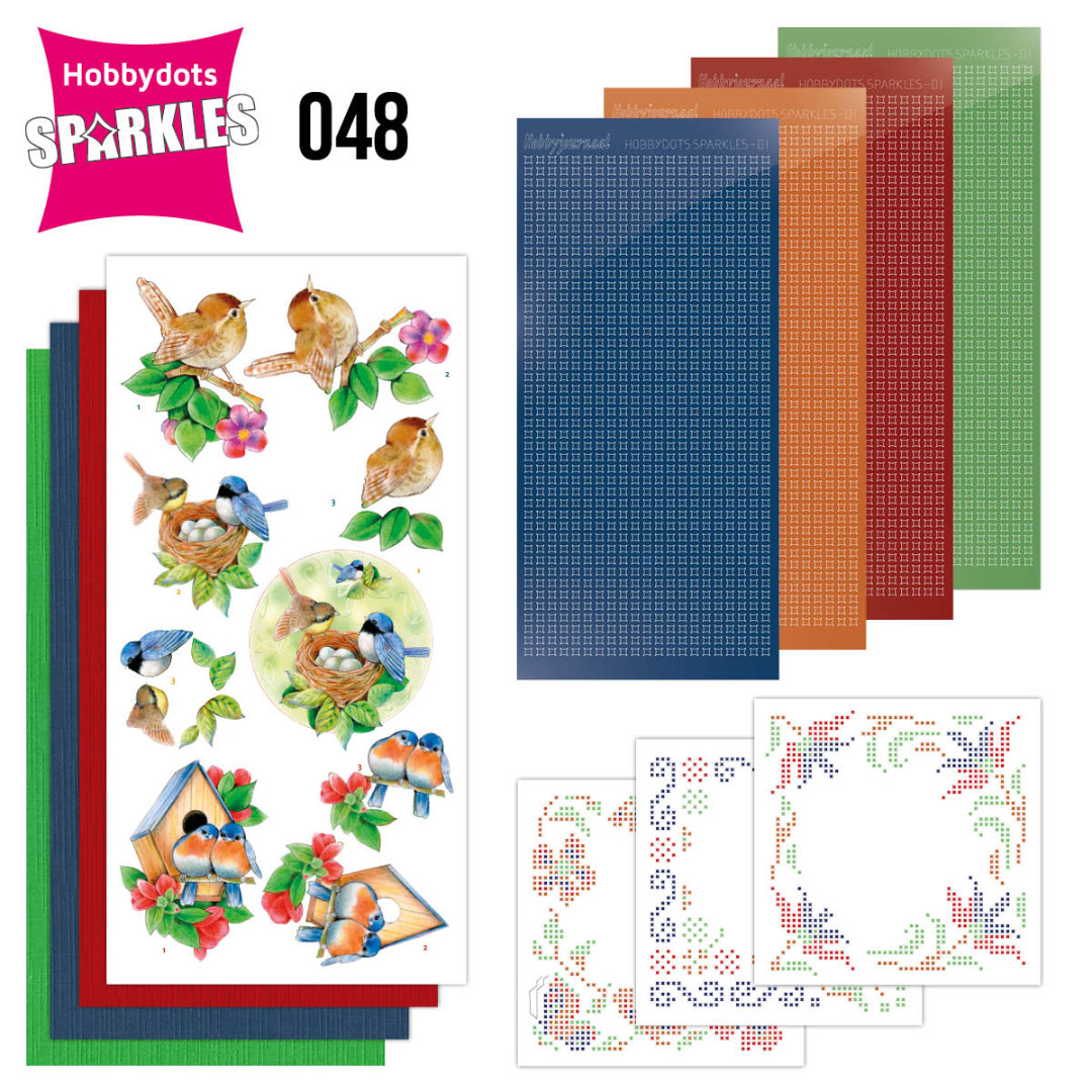 Nr. 48 Sparkles Set Birds by Jeanine's Art Nr. 48 Sparkles Set Birds by Jeanine's Art