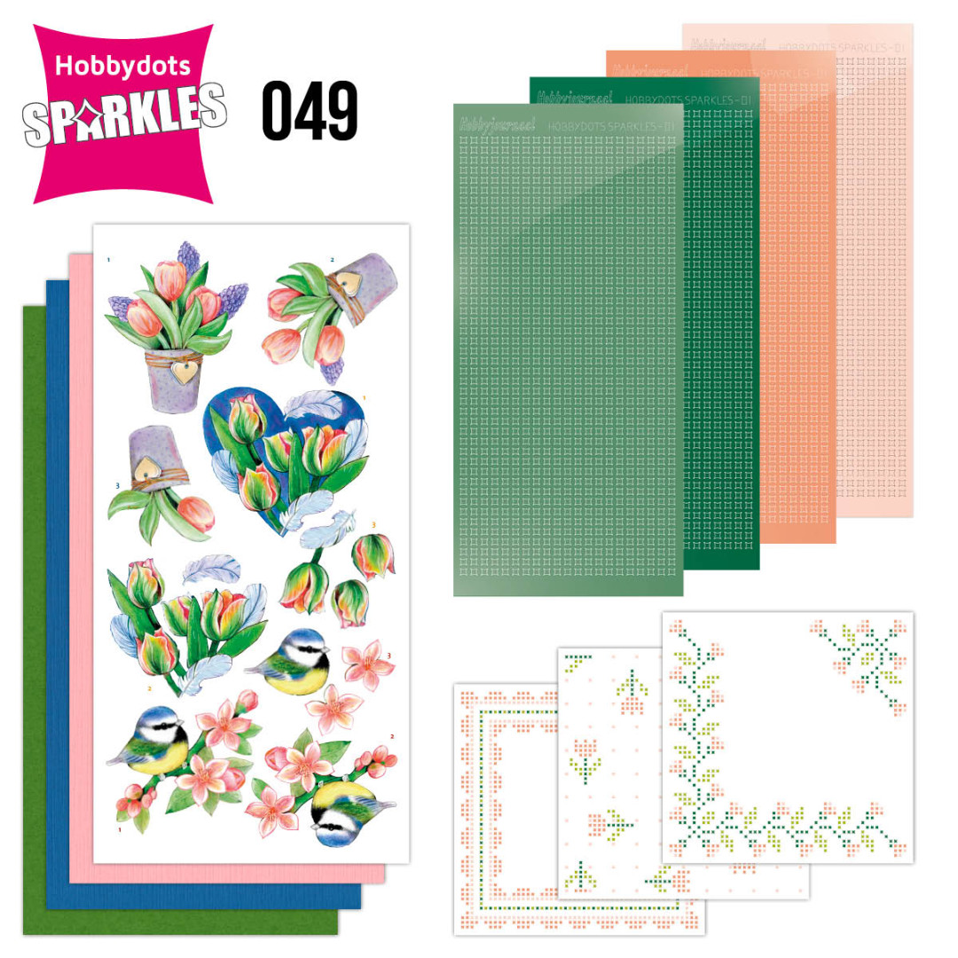 Nr. 49 Sparkles Set Tulips and Blossom by Jeanine's Art Nr. 49 Sparkles Set Tulips and Blossom by Jeanine's Art