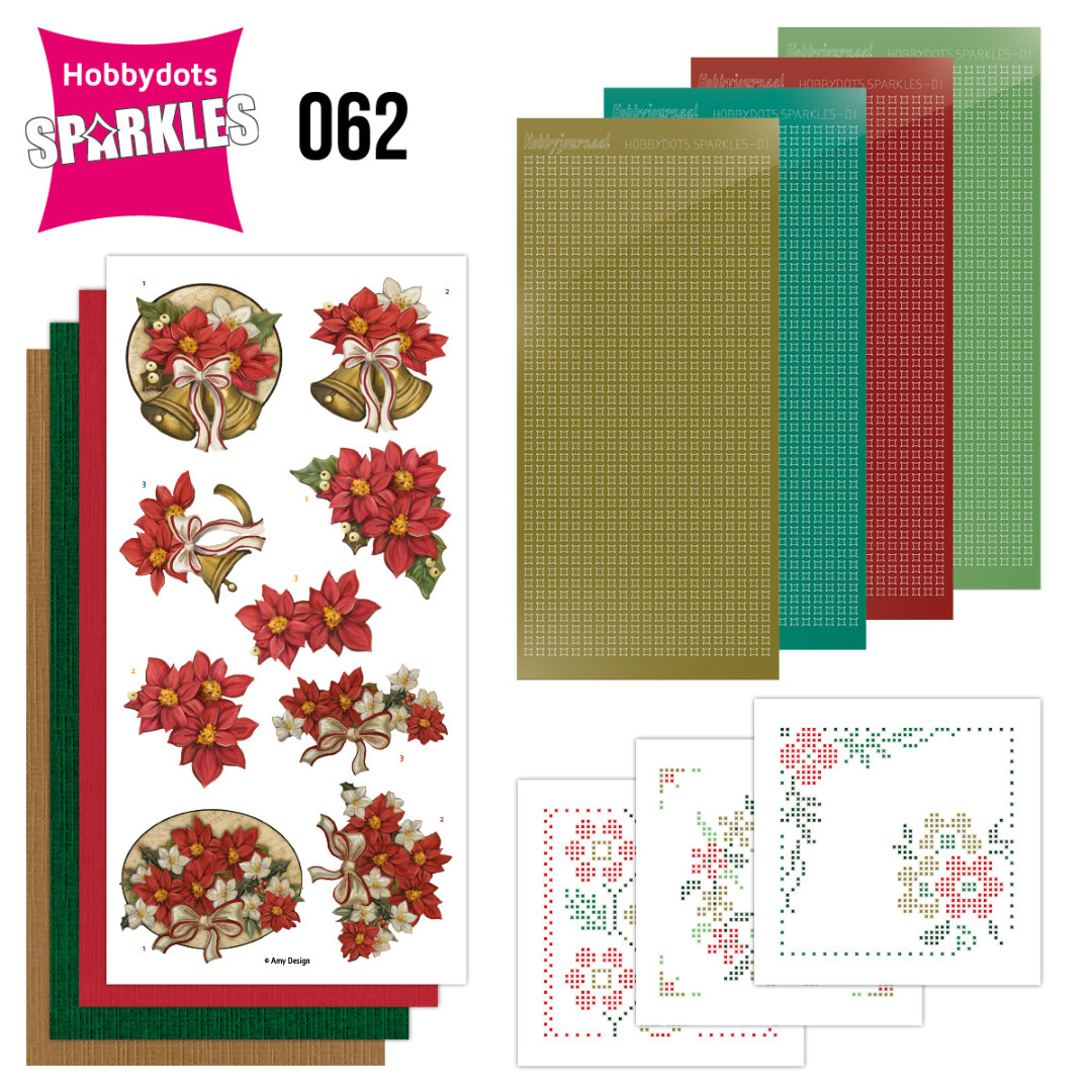 Sparkles Set 62 - Amy Design - Poinsettia Sparkles Set 62 - Amy Design - Poinsettia