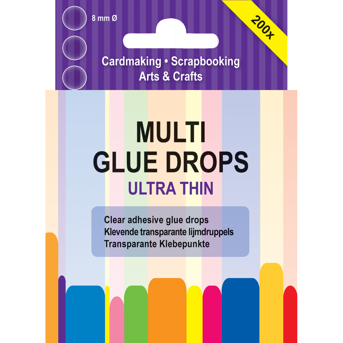8mm Multi Glue Drops Ultra Thin 8mm Multi Glue Drops Ultra Thin