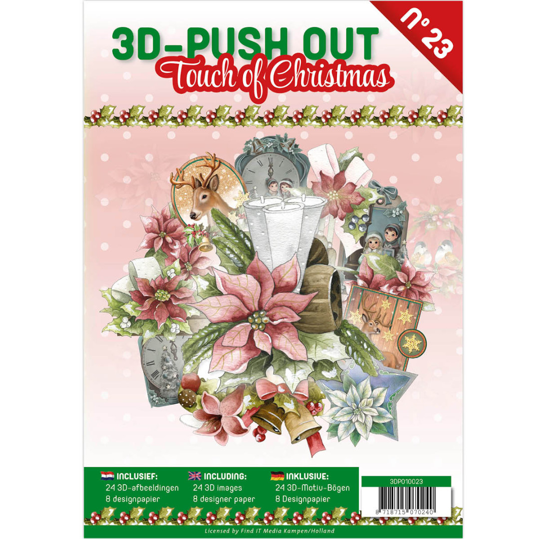 3D Push Out book 23 - Touch of Christmas 3D Push Out book 23 - Touch of Christmas