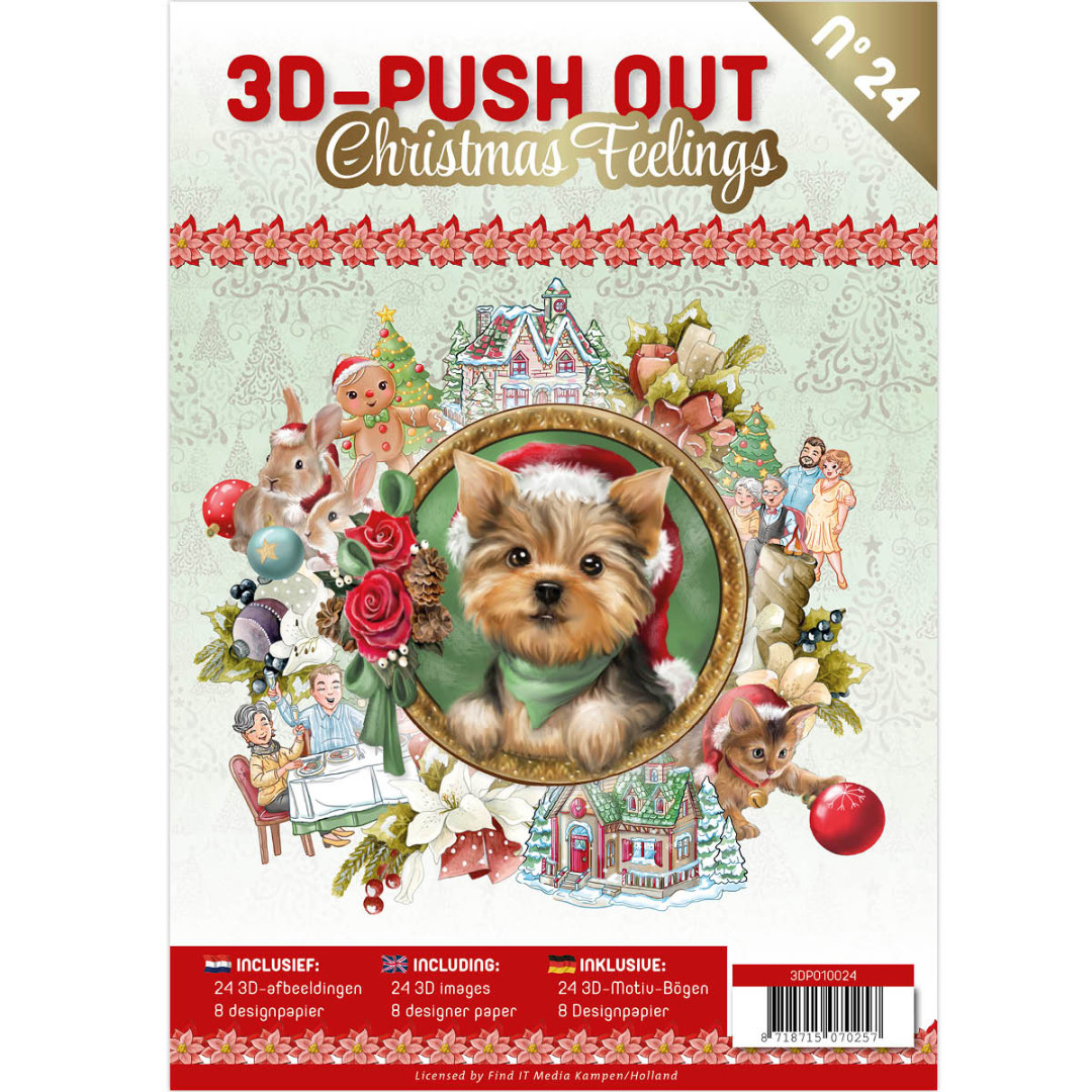 3D Push Out book 24 - Christmas Feelings 3D Push Out book 24 - Christmas Feelings