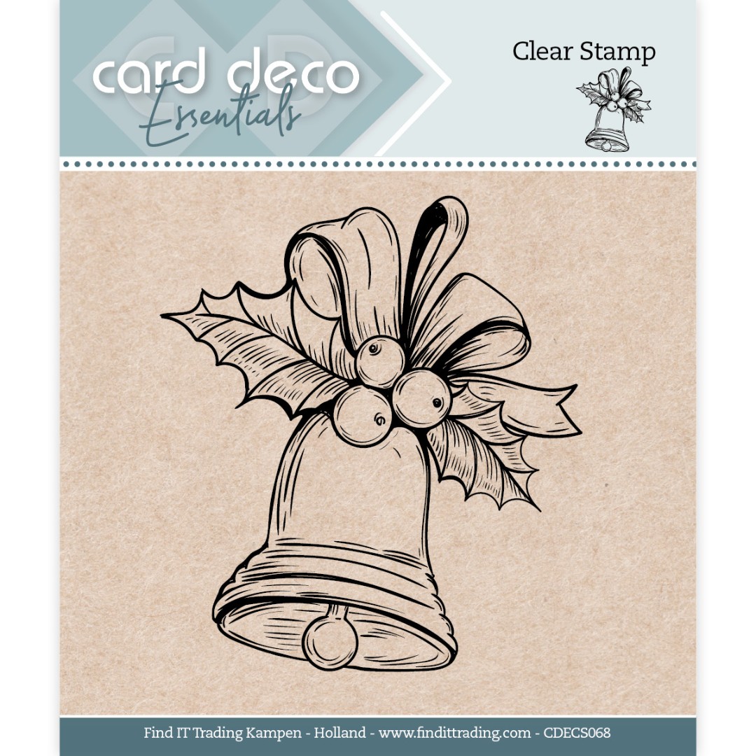 Card Deco Essentials - Clear Stamps - Christmas Bell Card Deco Essentials - Clear Stamps - Christmas Bell