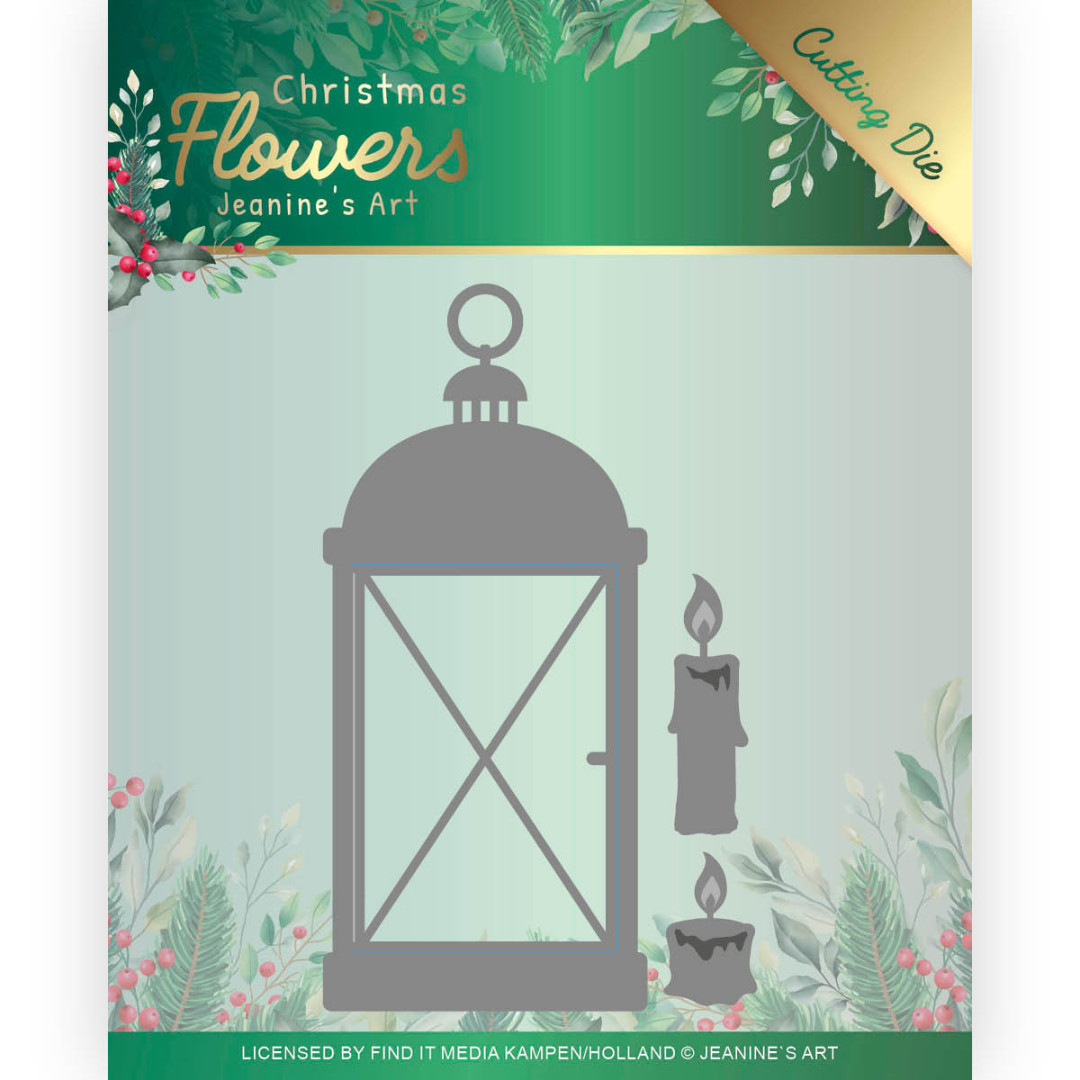 Christmas Lantern - Christmas FlowersCutting Die by Jeanine's Art Christmas Lantern - Christmas FlowersCutting Die by Jeanine's Art