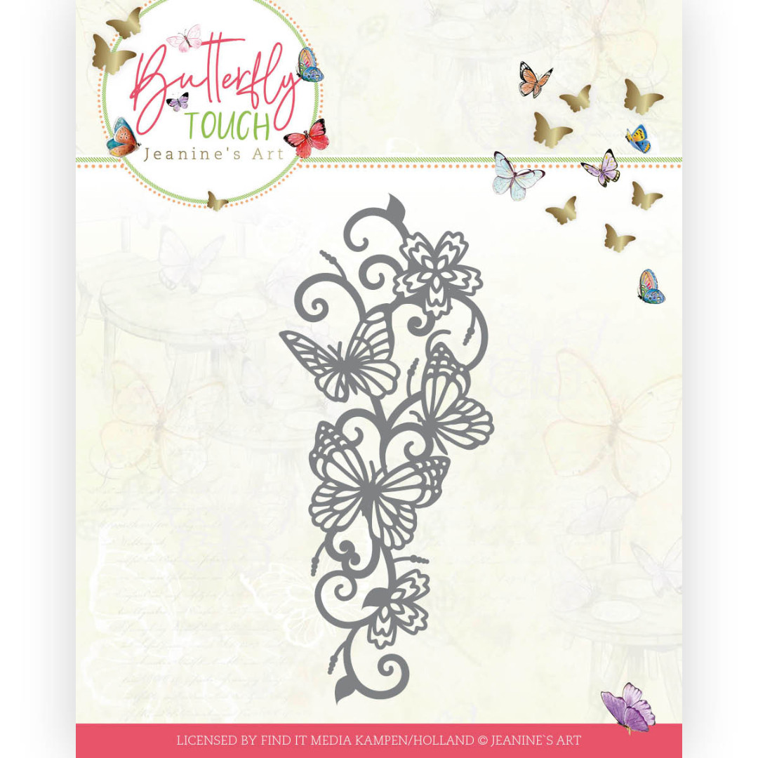Dies - Jeanine's Art - Butterfly Touch - Butterfly Border Dies - Jeanine's Art - Butterfly Touch - Butterfly Border