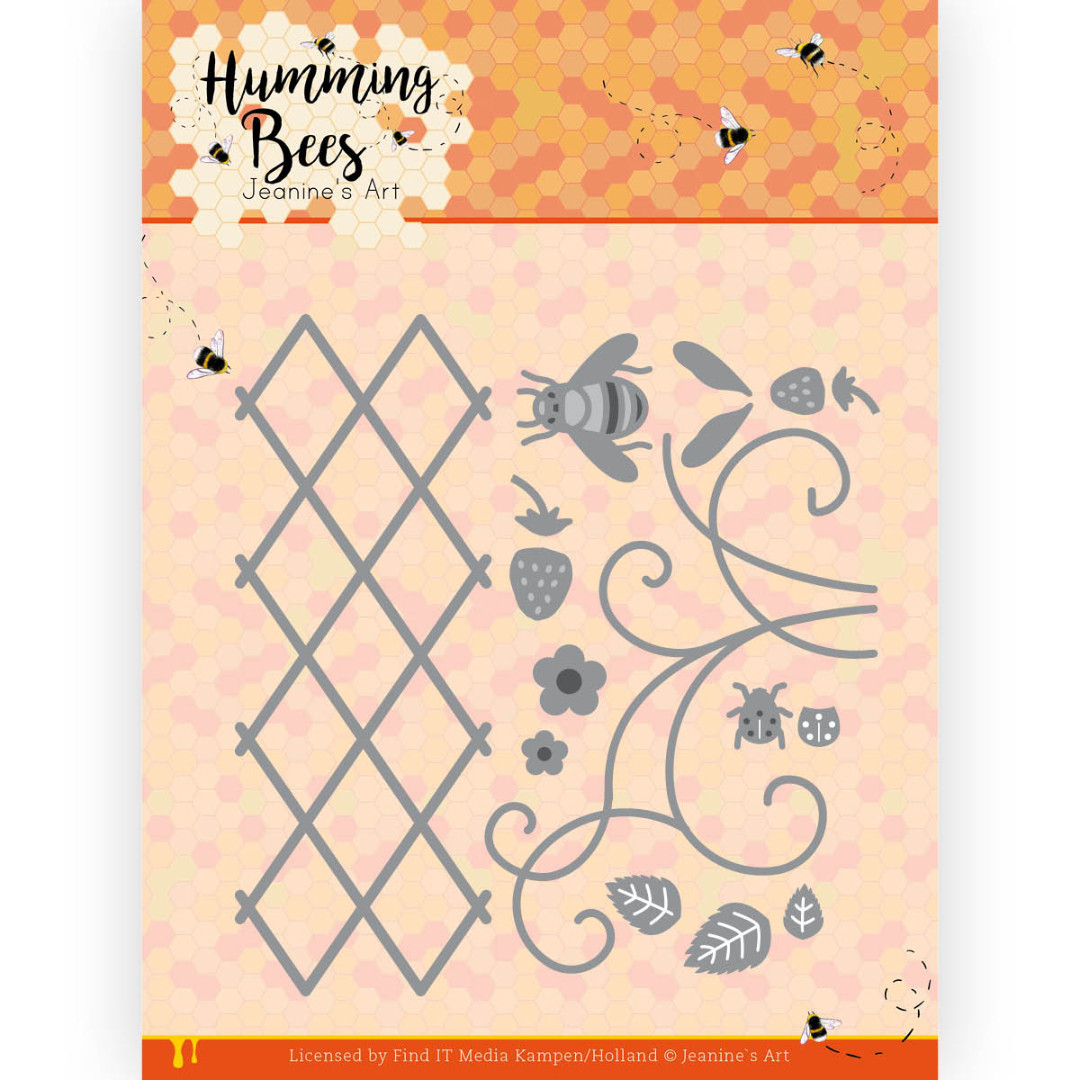 Dies - Jeanine's Art - Humming Bees - Strawberry Trellis